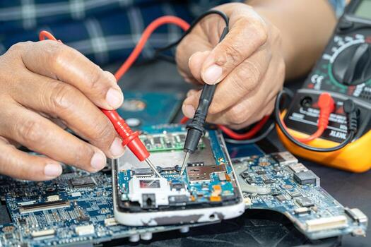 Phone repair workshop